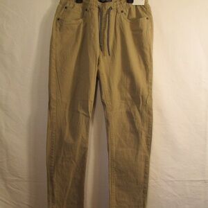Nickel & Iron Men's Joggers or chinos in a light beige or khaki color